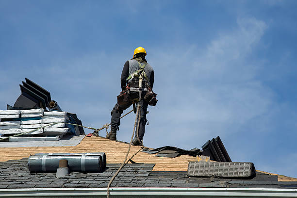Professional Roofing technician working in Northfork, WV